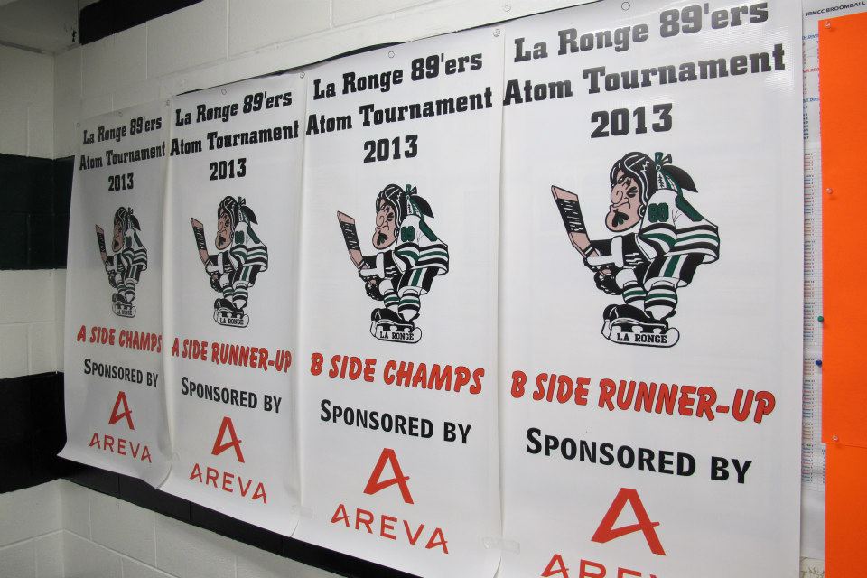 2013 La Ronge ATOM 89ers Tournament
A picture of the banners.
