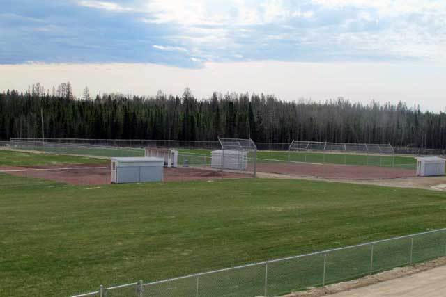2 baseball diamonds are in the back of the JRMCC facility. The facility is fully fenced.