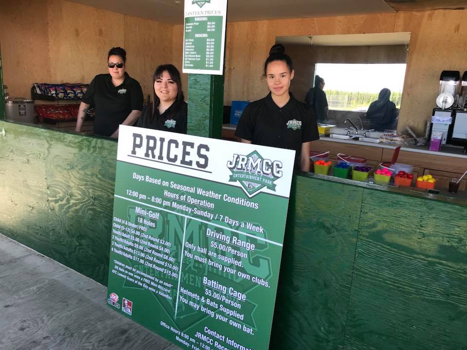 The Snack Shack is the place to get the mini golf clubs, balls, score cards, drinks and snacks.