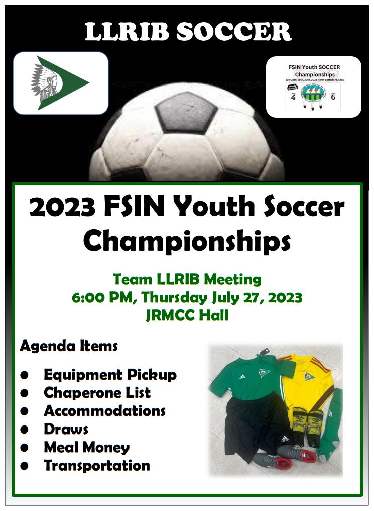 Fsin Youth Soccer Championships, Team Llrib Meeting – Jrmcc Sport 